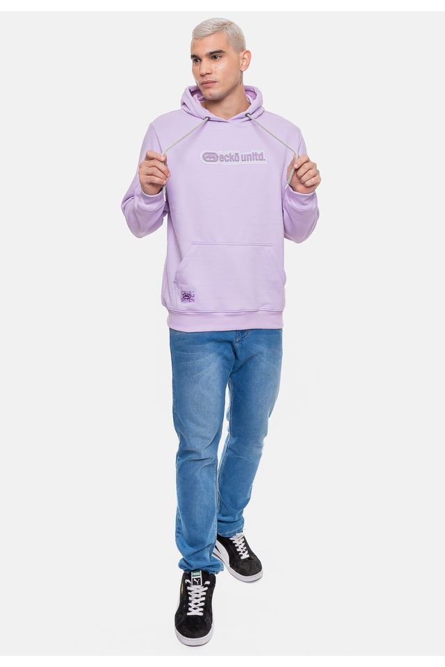 Moletom-Ecko-Canguru-Masculino-Fashion-Basic-Rubber-Lilas-Lavanda