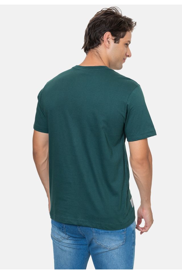Camiseta-Ecko-Estampada-Verde