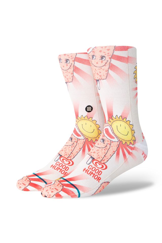 Meia-Stance-Collab-Good-Humor-Rosa