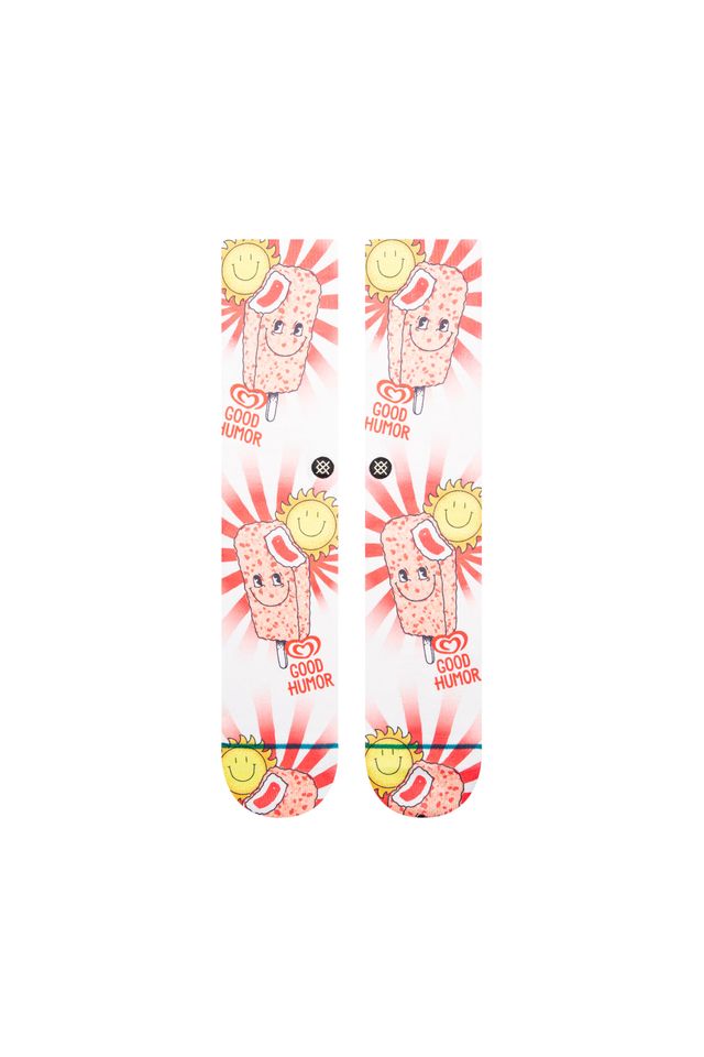 Meia-Stance-Collab-Good-Humor-Rosa