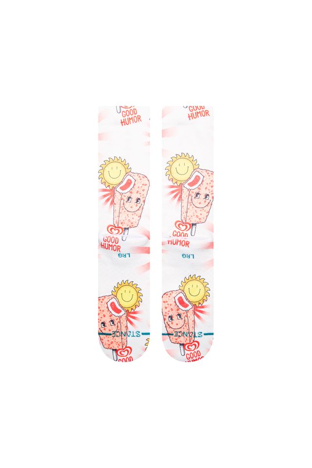 Meia-Stance-Collab-Good-Humor-Rosa