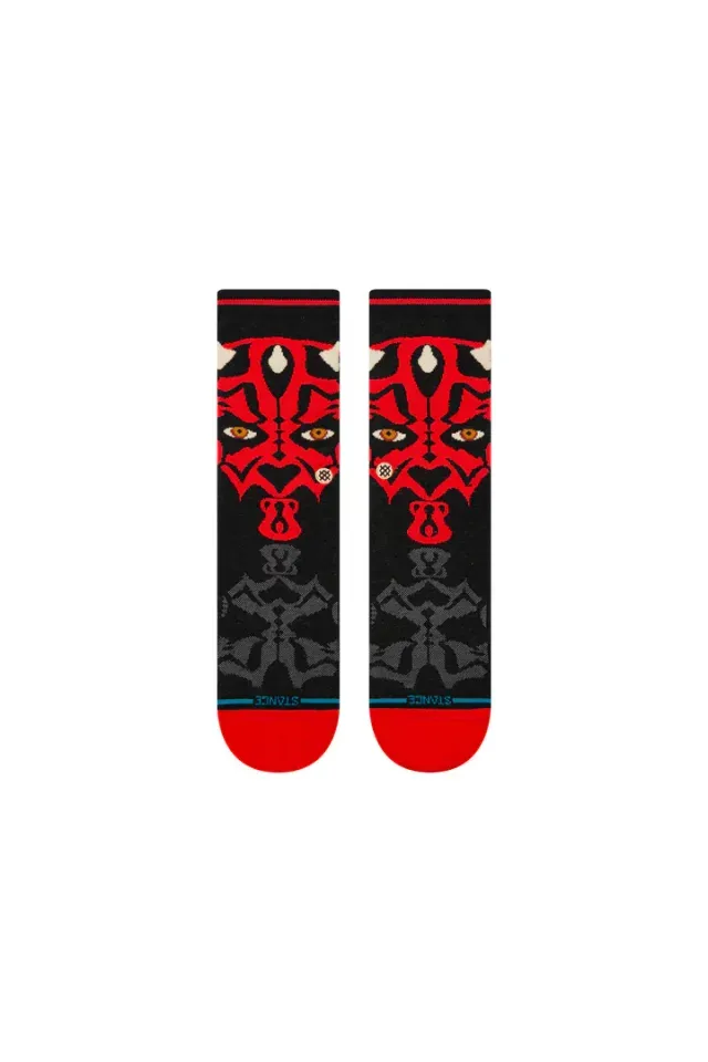 Meia-Stance-Collab-Star-Wars-Maul-Kids-Preta