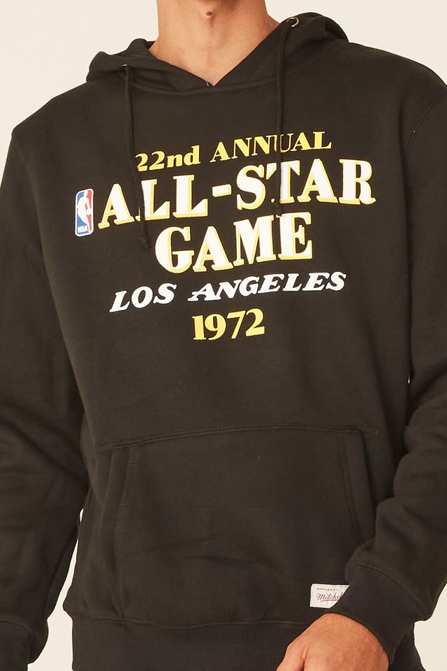 Moletom-Mitchell---Ness-Fechado-Com-Capuz-All-Star-West-Preto