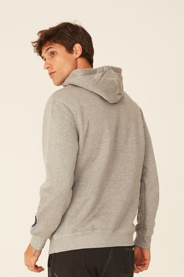 Moletom-Mitchell---Ness-Fechado-Com-Capuz-Branded-Cinza-Mescla