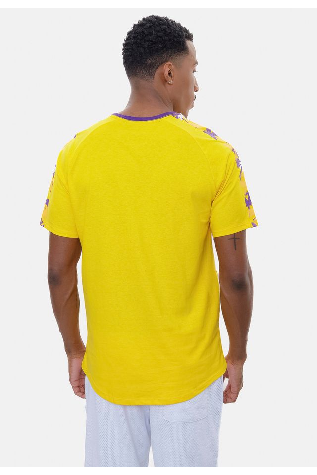 Camiseta-Mitchell---Ness-Especial-Los-Angeles-Lakers-Amarela