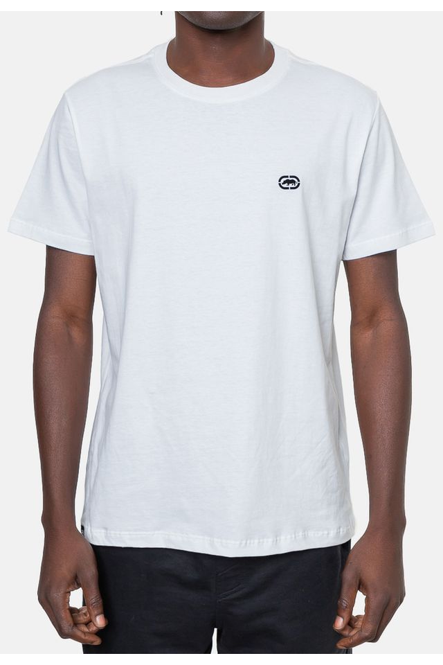 Camiseta-Ecko-Estampada-Branca