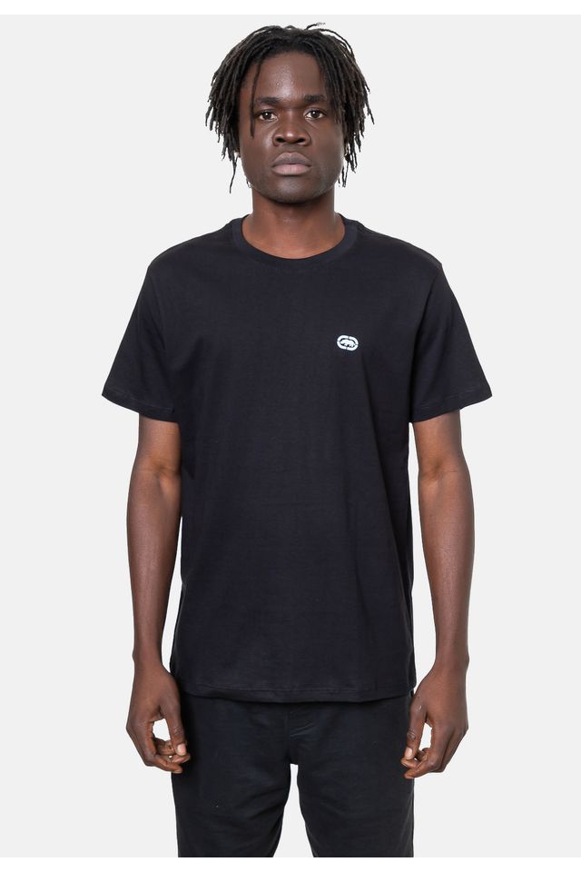 Camiseta-Ecko-Estampada-Preta