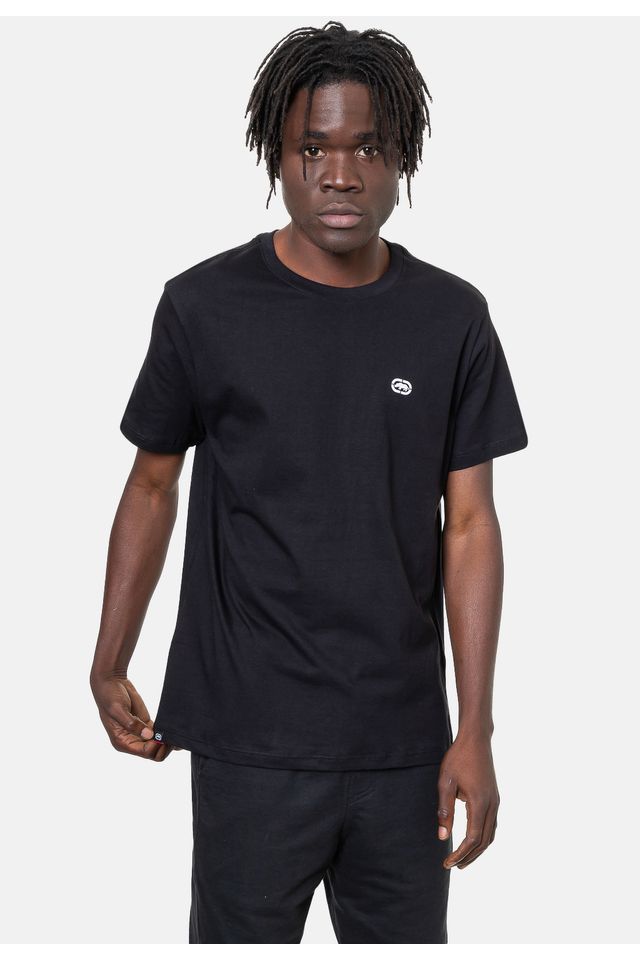Camiseta-Ecko-Estampada-Preta