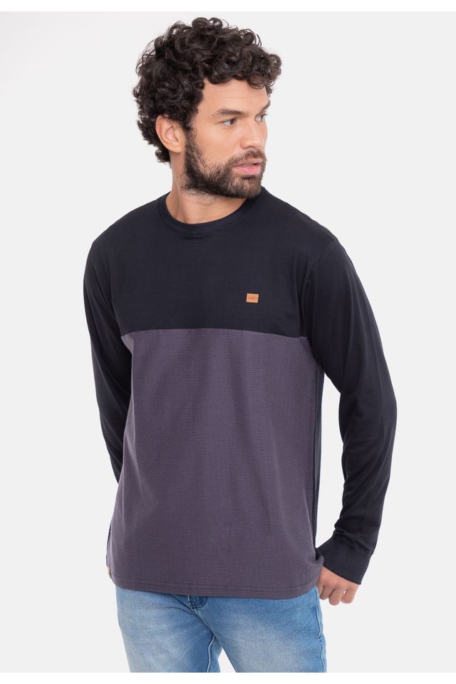 Camiseta-HD-Manga-Longa-Raja-Preta-Com-Cinza