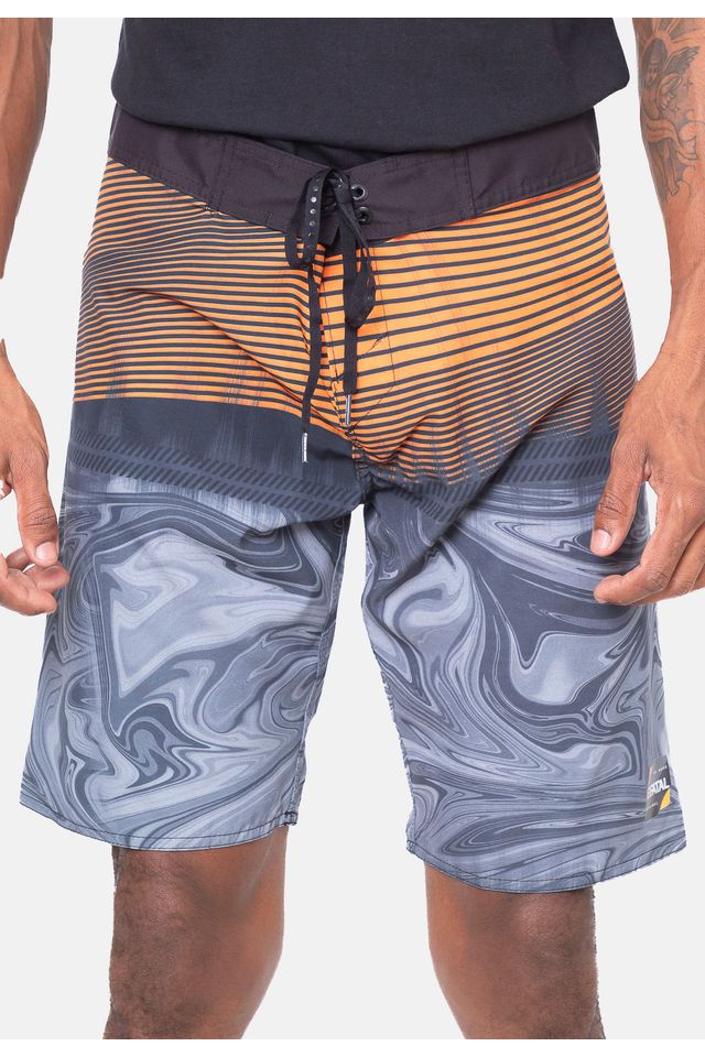 Boardshort-Fatal-Wave-Laranja