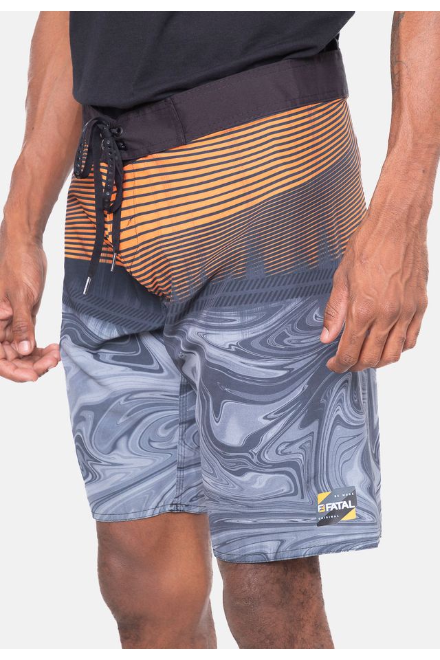 Boardshort-Fatal-Wave-Laranja