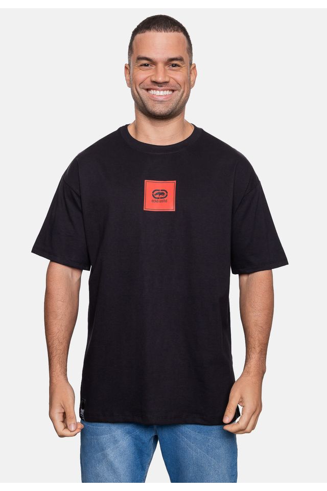Camiseta-Ecko-Fashion-Basic-Masculina-Oversized-Preta