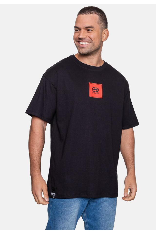 Camiseta-Ecko-Fashion-Basic-Masculina-Oversized-Preta