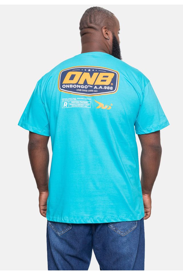 Camiseta-Onbongo-Plus-Size-Rover-Azul-Turquesa
