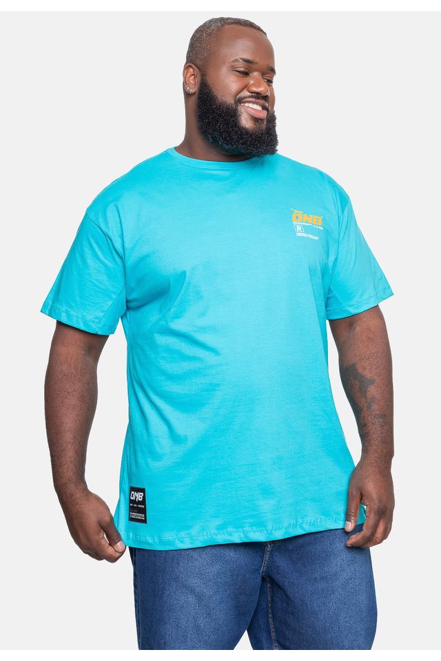 Camiseta-Onbongo-Plus-Size-Rover-Azul-Turquesa