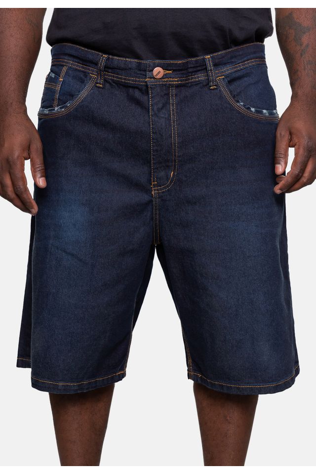 Bermuda-Fatal-Masculina-Plus-Size-Jeans-Slim-Azul