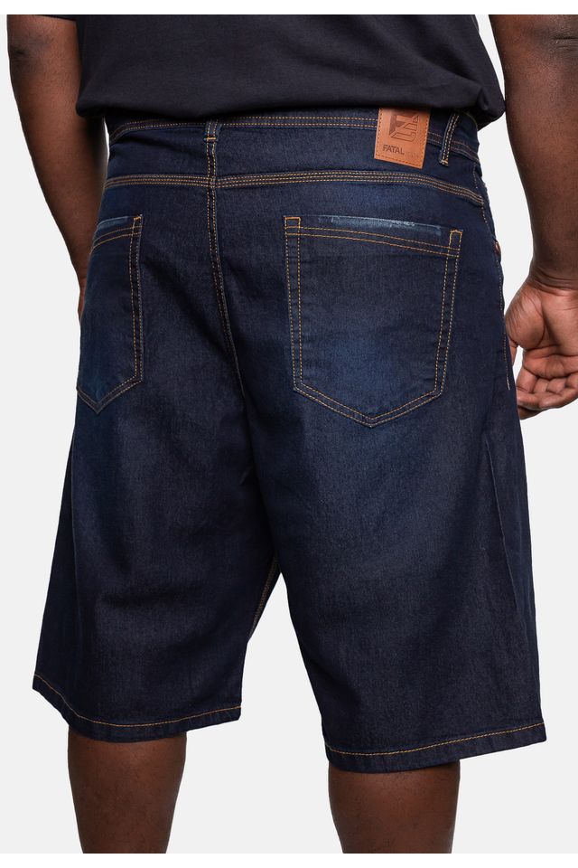 Bermuda-Fatal-Masculina-Plus-Size-Jeans-Slim-Azul