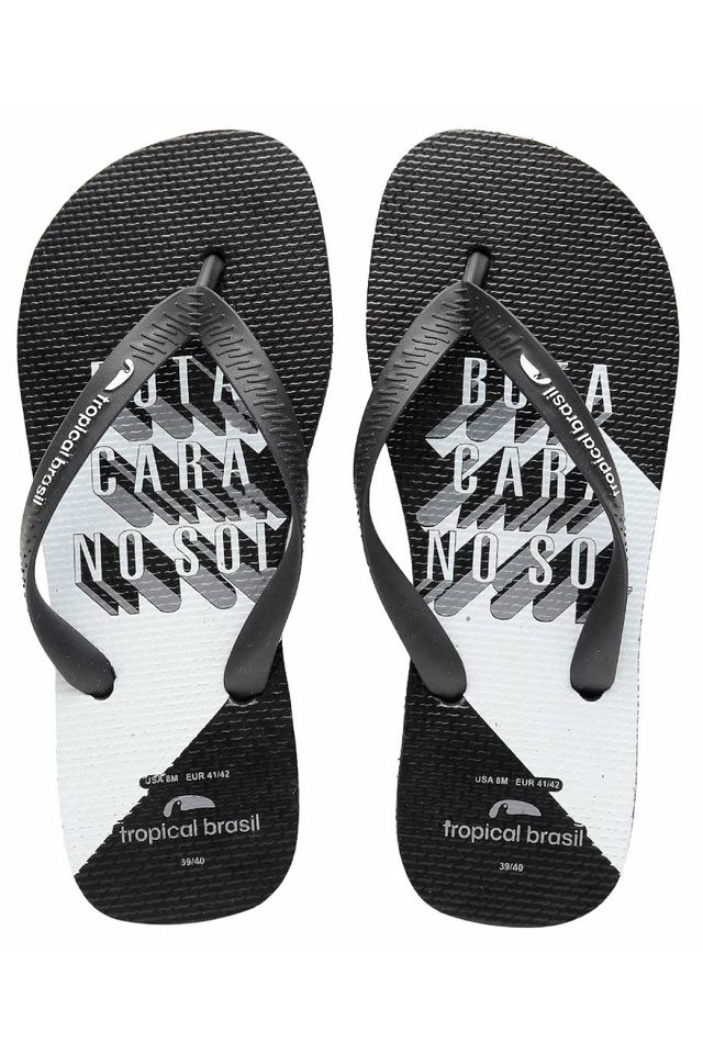 Chinelo-Tropical-Brasil-Frases-Flip-Flop-Preto