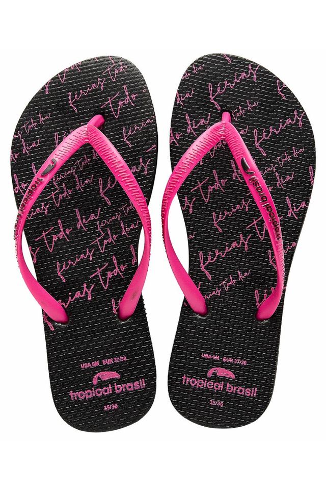 Chinelo-Tropical-Brasil-Institucion-Flip-Flop-Preto-Com-Rosa Chinelo-Tropical-Brasil-Institucion-Flip-Flop-Preto-Com-Rosa