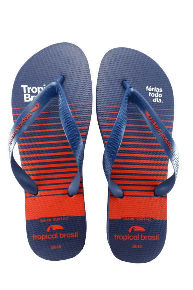 Chinelo-Tropical-Brasil-Estampado-Azul-Marinho