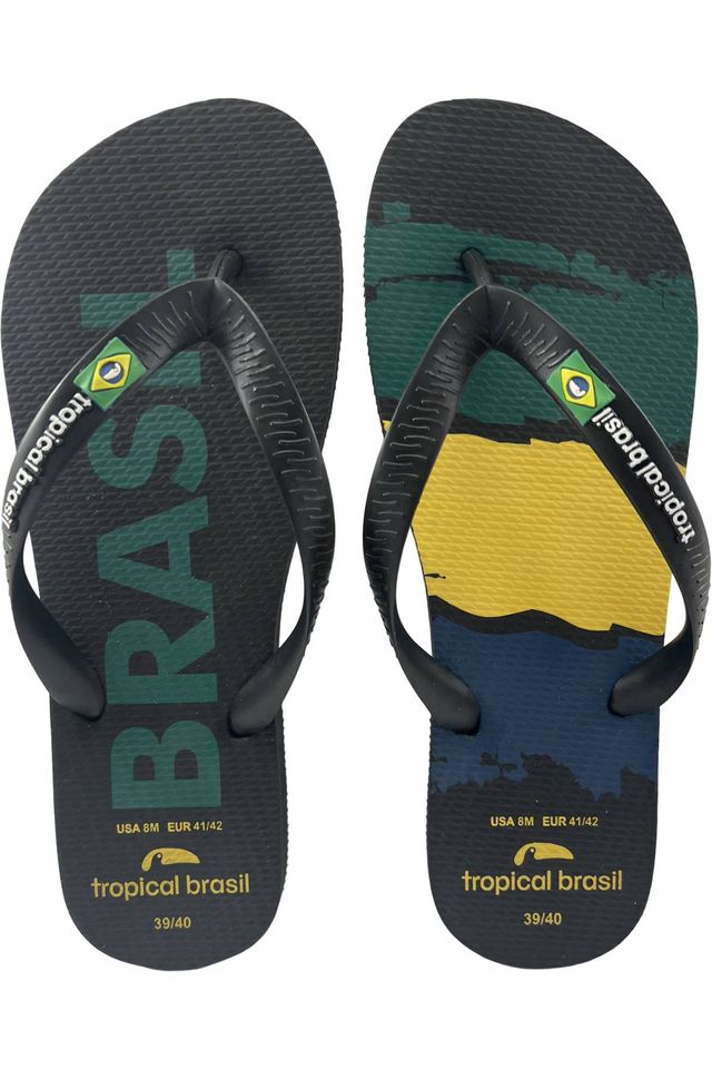 Chinelo-Tropical-Brasil-Bandeira-Preto Chinelo-Tropical-Brasil-Bandeira-Preto