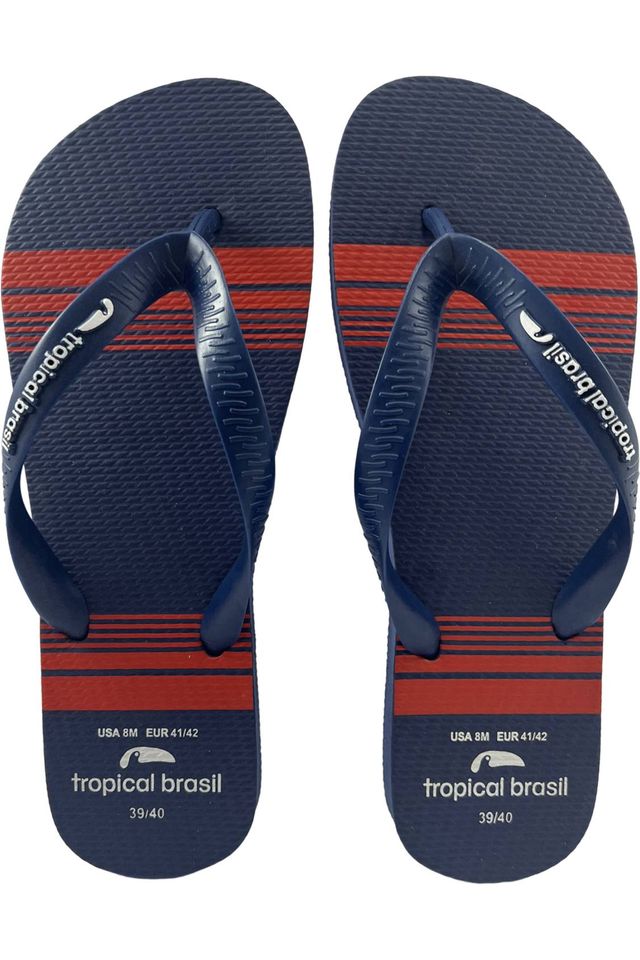 Chinelo-Tropical-Brasil-Listras-Azul-Marinho-com-Vermelho Chinelo-Tropical-Brasil-Listras-Azul-Marinho-com-Vermelho