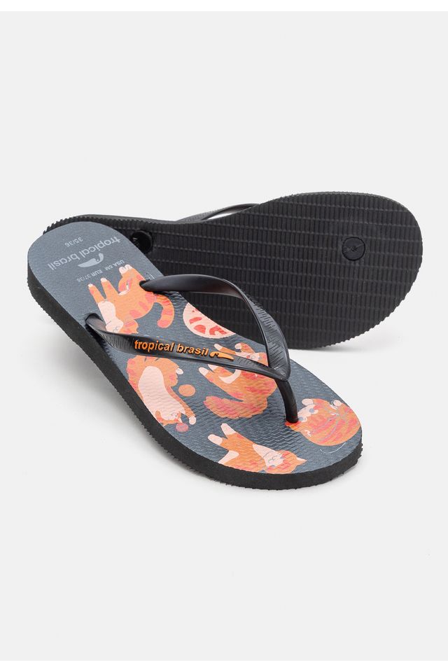 Chinelo-Tropical-Brasil-Pets-Slim-Preto