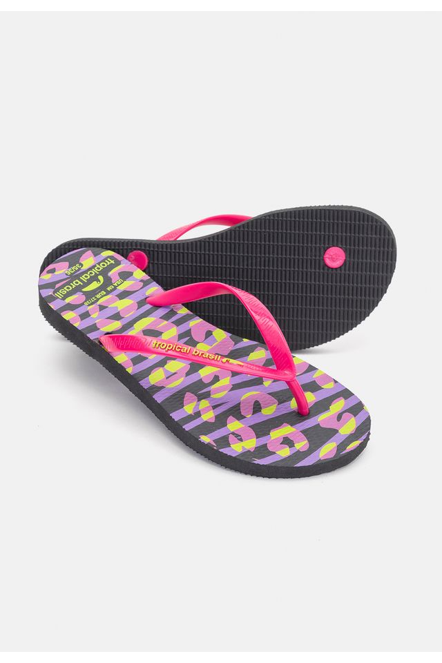 Chinelo-Tropical-Brasil-Estampado-Slim-Rosa