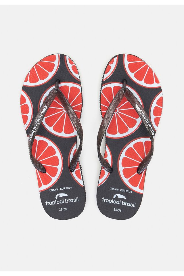 Chinelo-Tropical-Brasil-Estampado-Slim-Preto-com-Glitter Chinelo-Tropical-Brasil-Estampado-Slim-Preto-com-Glitter