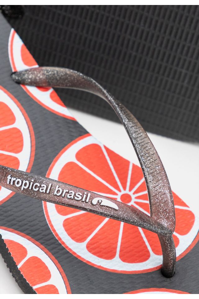 Chinelo-Tropical-Brasil-Estampado-Slim-Preto-com-Glitter