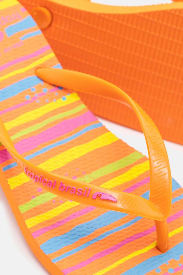 Chinelo-Tropical-Brasil-Linhas-Slim-Laranja