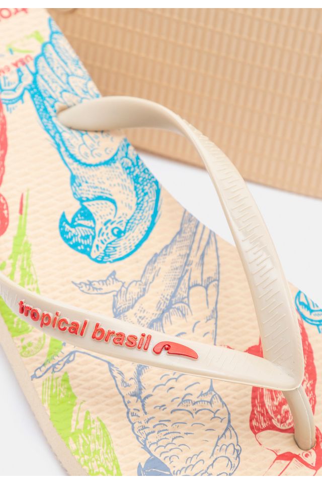 Chinelo-Tropical-Brasil-Estampado-Slim-Bege