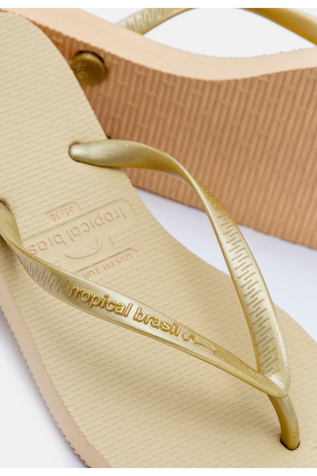 Chinelo-Tropical-Brasil-Quadradinha-Perolado-Dourado