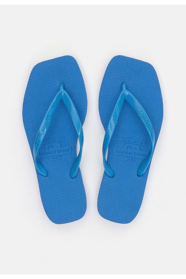 Chinelo-Tropical-Brasil-Quadradinha-Azul-Jeans Chinelo-Tropical-Brasil-Quadradinha-Azul-Jeans