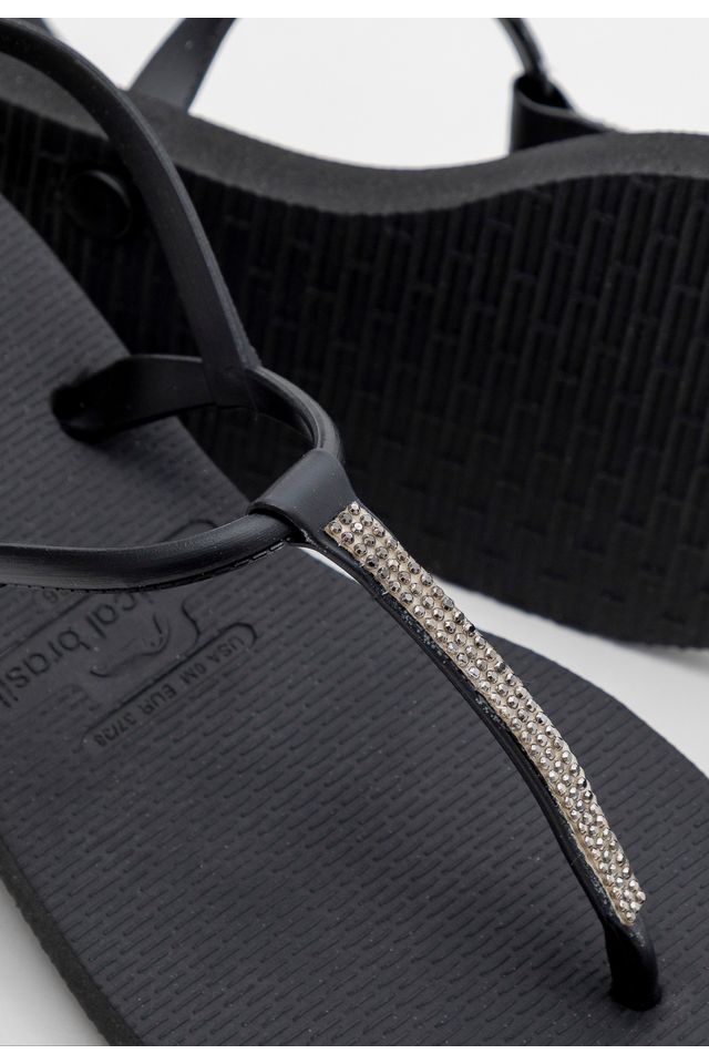 Chinelo-Tropical-Brasil-Rasteirinha-Strass-Preto