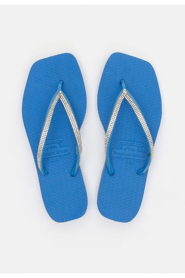 Chinelo-Tropical-Brasil-Quadradinha-Strass-Azul-Jeans Chinelo-Tropical-Brasil-Quadradinha-Strass-Azul-Jeans