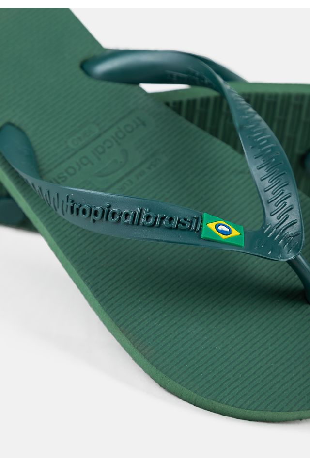 Chinelo-Tropical-Brasil-Bi-Color-Verde-Militar
