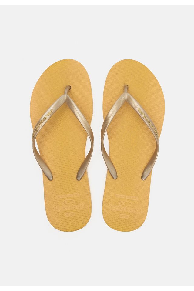 Chinelo-Tropical-Brasil-Perolado-Slim-Gold