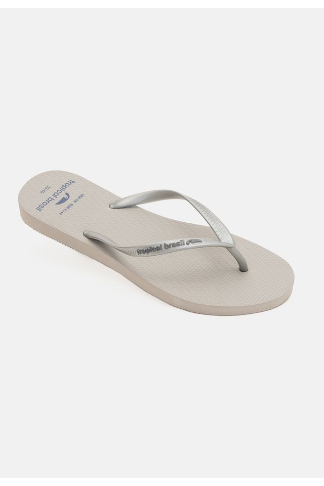 Chinelo-Tropical-Brasil-Perolado-Slim-Prata