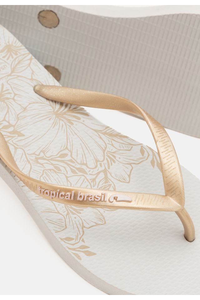 Chinelo-Tropical-Brasil-Estampado-Perolado-Slim-Gold-com-Branco