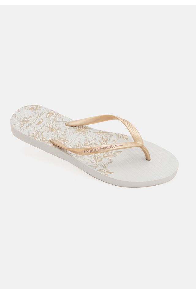 Chinelo-Tropical-Brasil-Estampado-Perolado-Slim-Gold-com-Branco