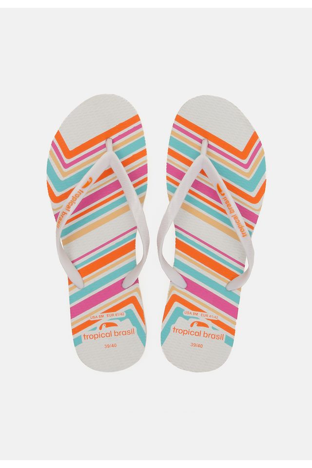 Chinelo-Tropical-Brasil-Estampado-Slim-Branco Chinelo-Tropical-Brasil-Estampado-Slim-Branco