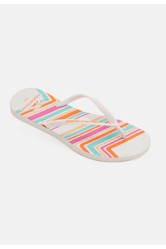 Chinelo-Tropical-Brasil-Estampado-Slim-Branco