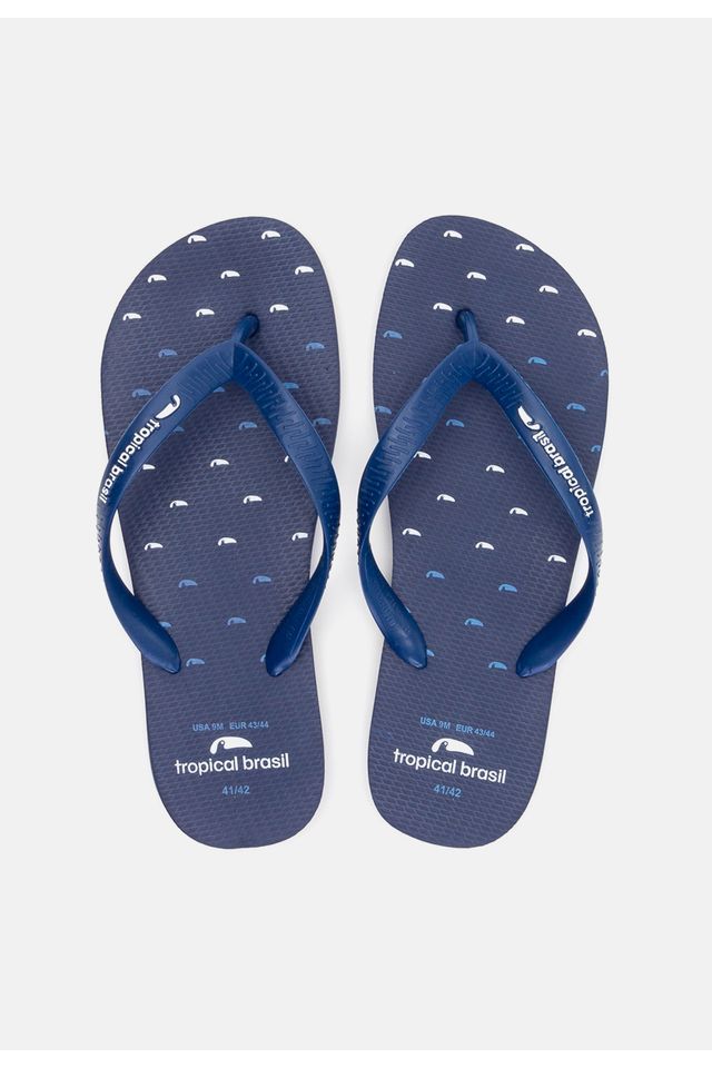 Chinelo-Tropical-Brasil-Estampado-Azul-Marinho