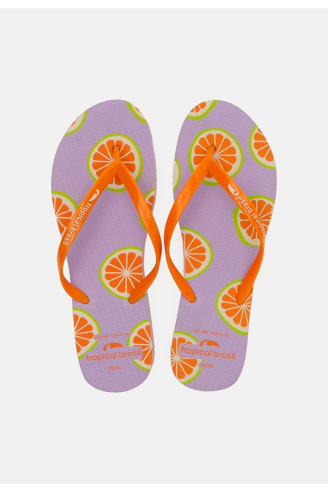 Chinelo-Tropical-Brasil-Slim-Laranja-com-Lilas