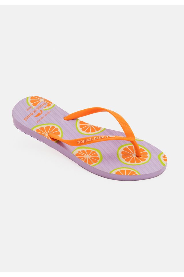 Chinelo-Tropical-Brasil-Slim-Laranja-com-Lilas