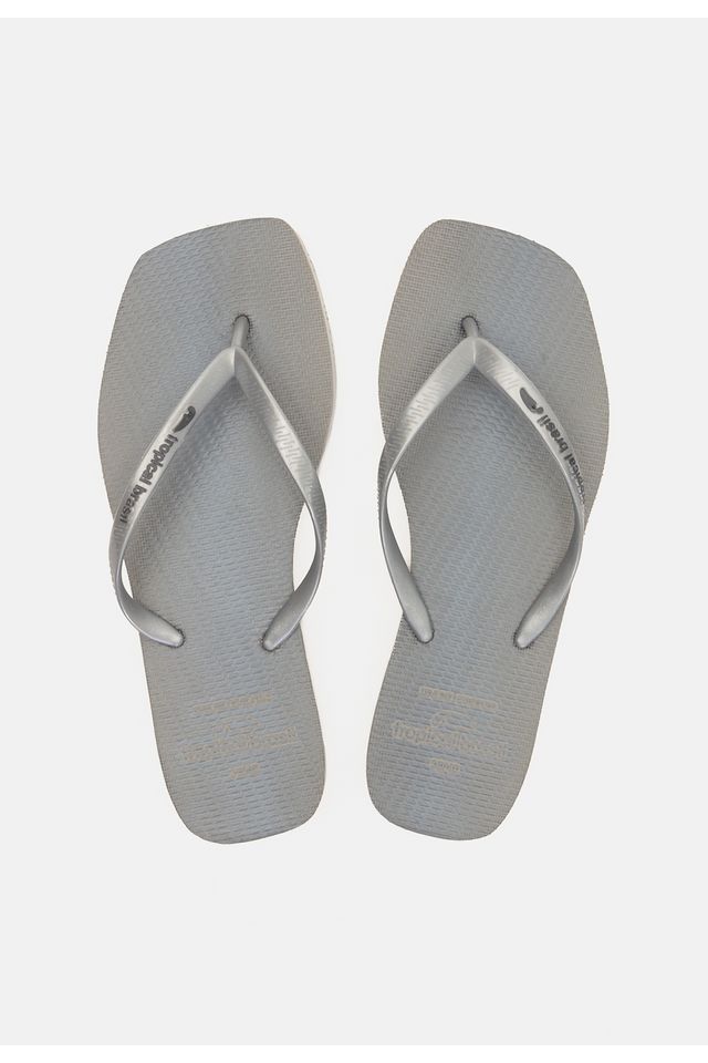 Chinelo-Tropical-Brasil-Tamanco-Flarform-Prata-com-Cinza