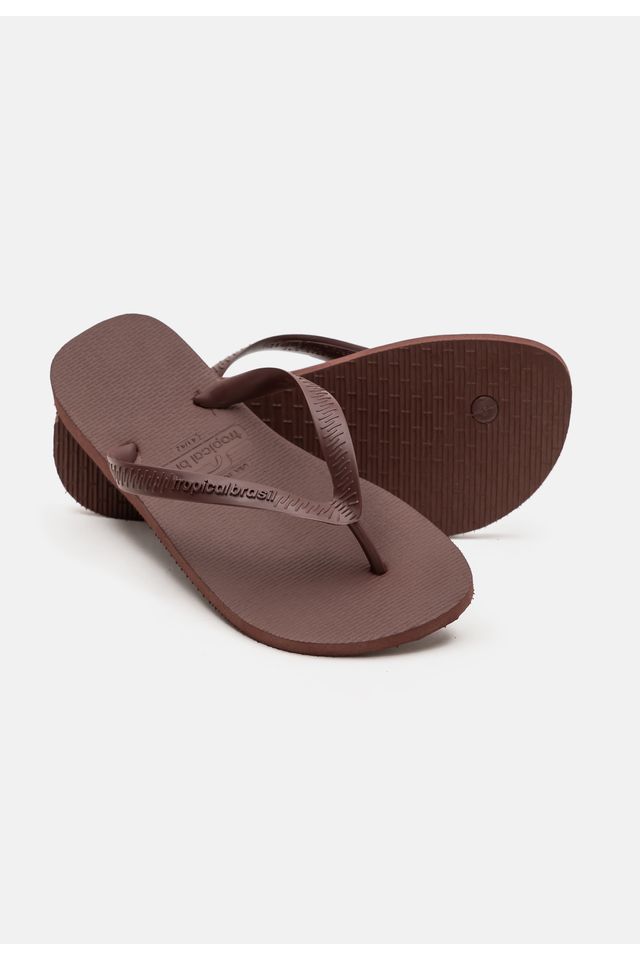 Chinelo-Tropical-Brasil-Bi-Color-Marrom