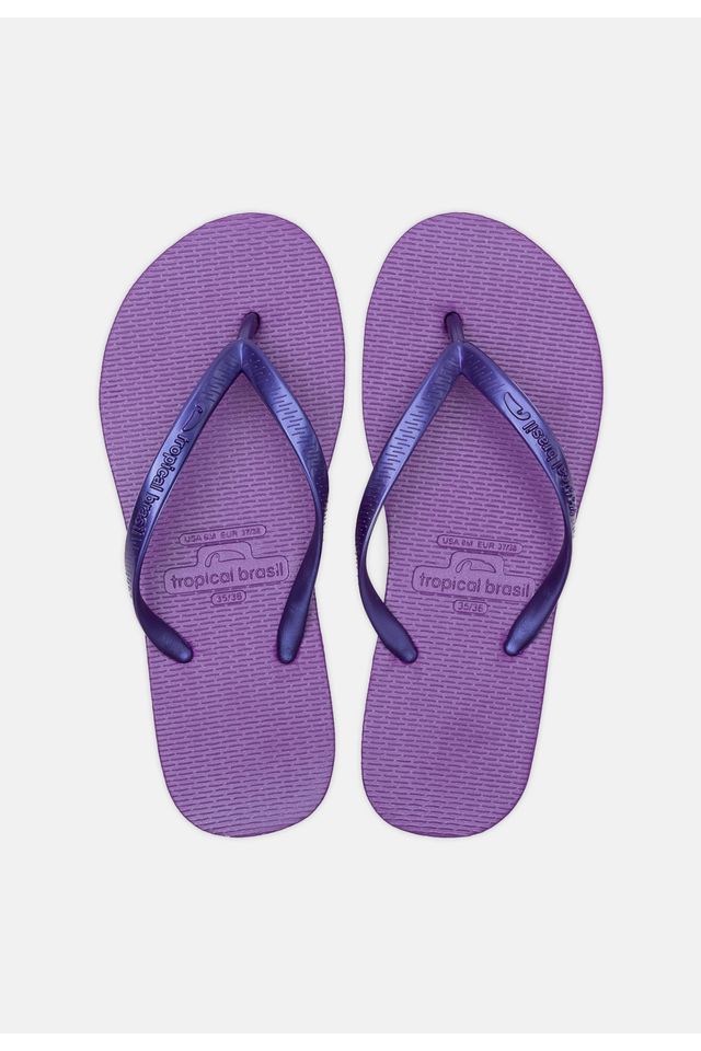 Chinelo-Tropical-Brasil-Bi-Color-Slim-Violeta-Perolado-com-Roxo