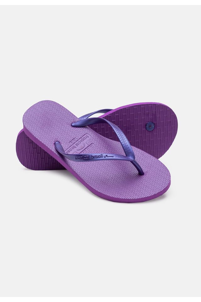 Chinelo-Tropical-Brasil-Bi-Color-Slim-Violeta-Perolado-com-Roxo
